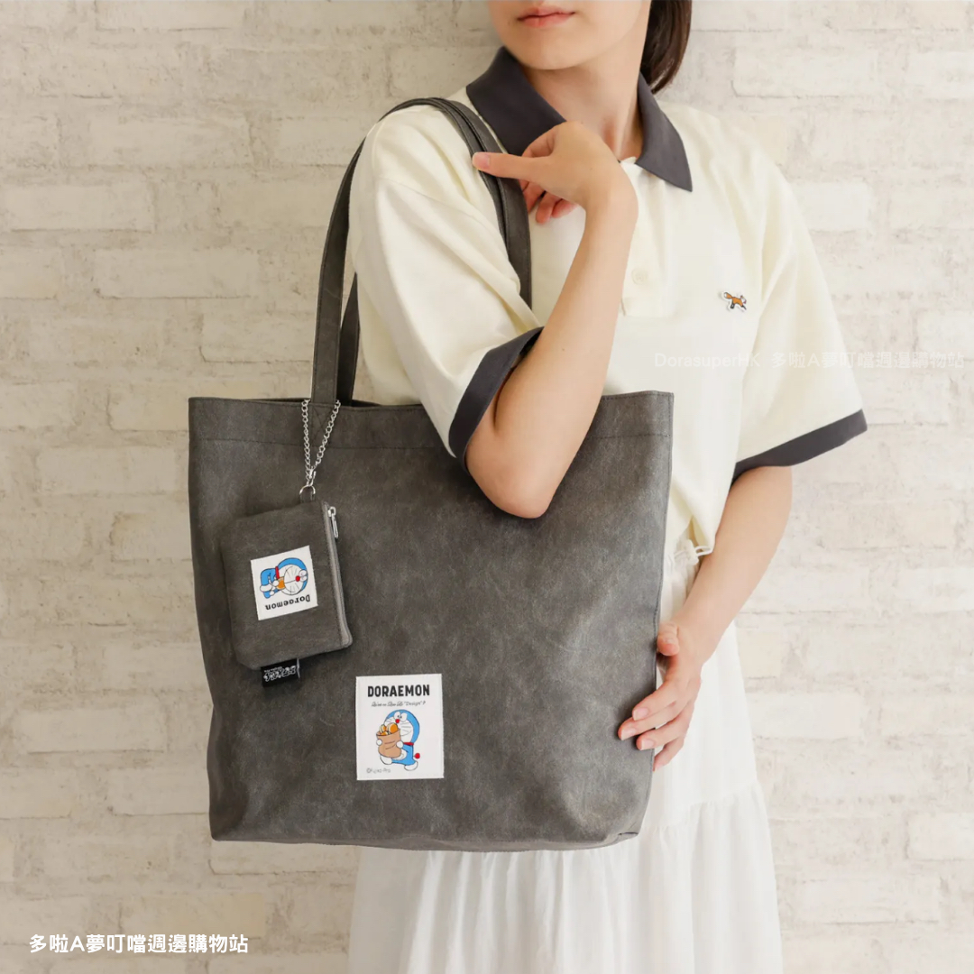 [訂購] 多啦A夢袋 Totebag 配拉鏈袋 散紙包 豆沙包 | Doraemon袋