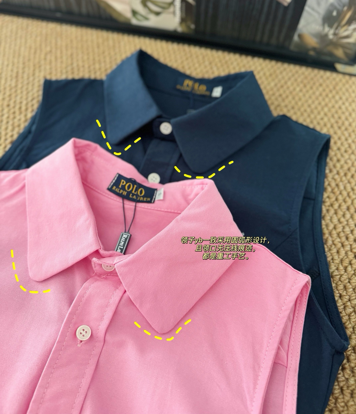 $230條。🌟 高品質 Po lo 刺繡無袖襯衫連衣裙 🌟