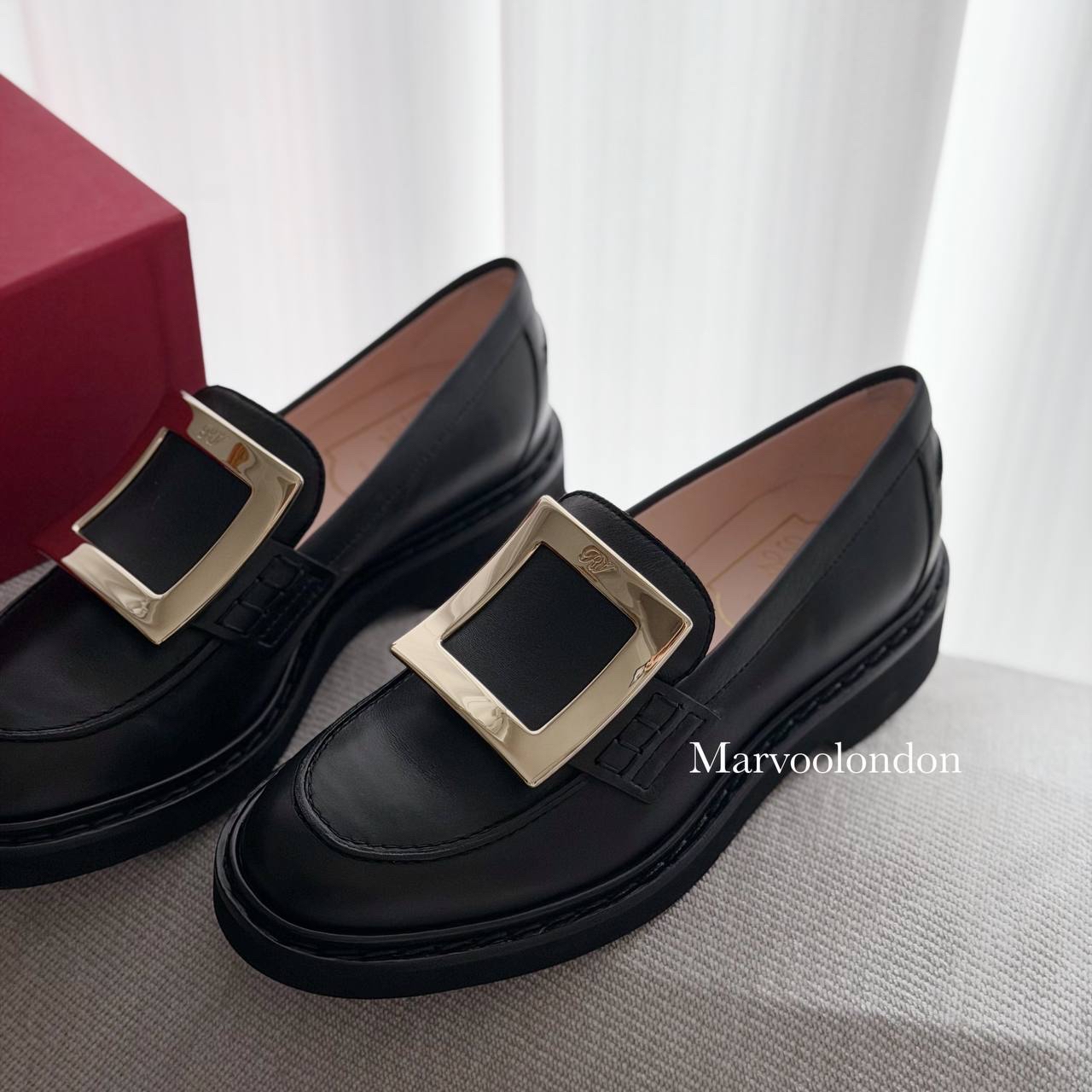 客訂分享✨熱賣中啊!超好襯‼️  限時優惠🍒RV 經典款牛仔皮loafer Size 36/36.5/37/37.5/38/38.5