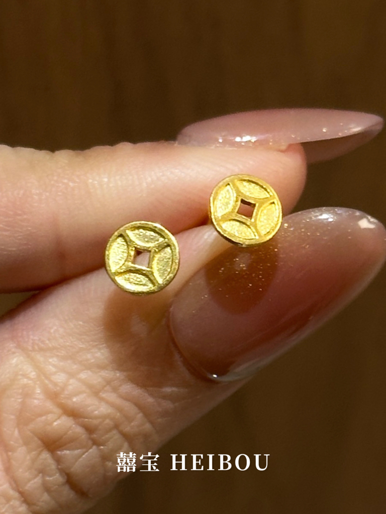 【3D硬金】猫爪/星月/金币/凯蒂猫耳钉