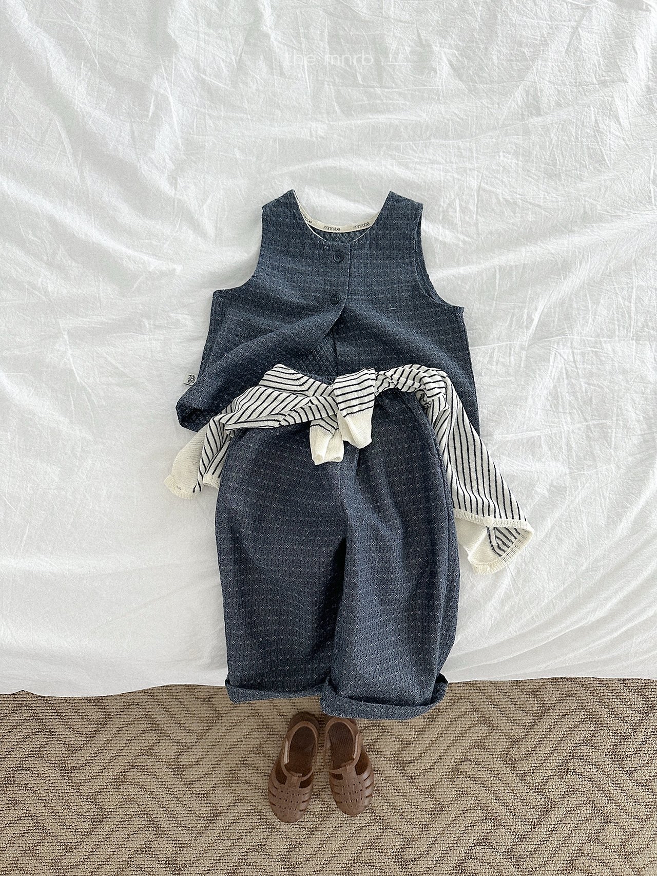 Minirobe | Dla denim sleeveless (Deep-blue XL100-110)