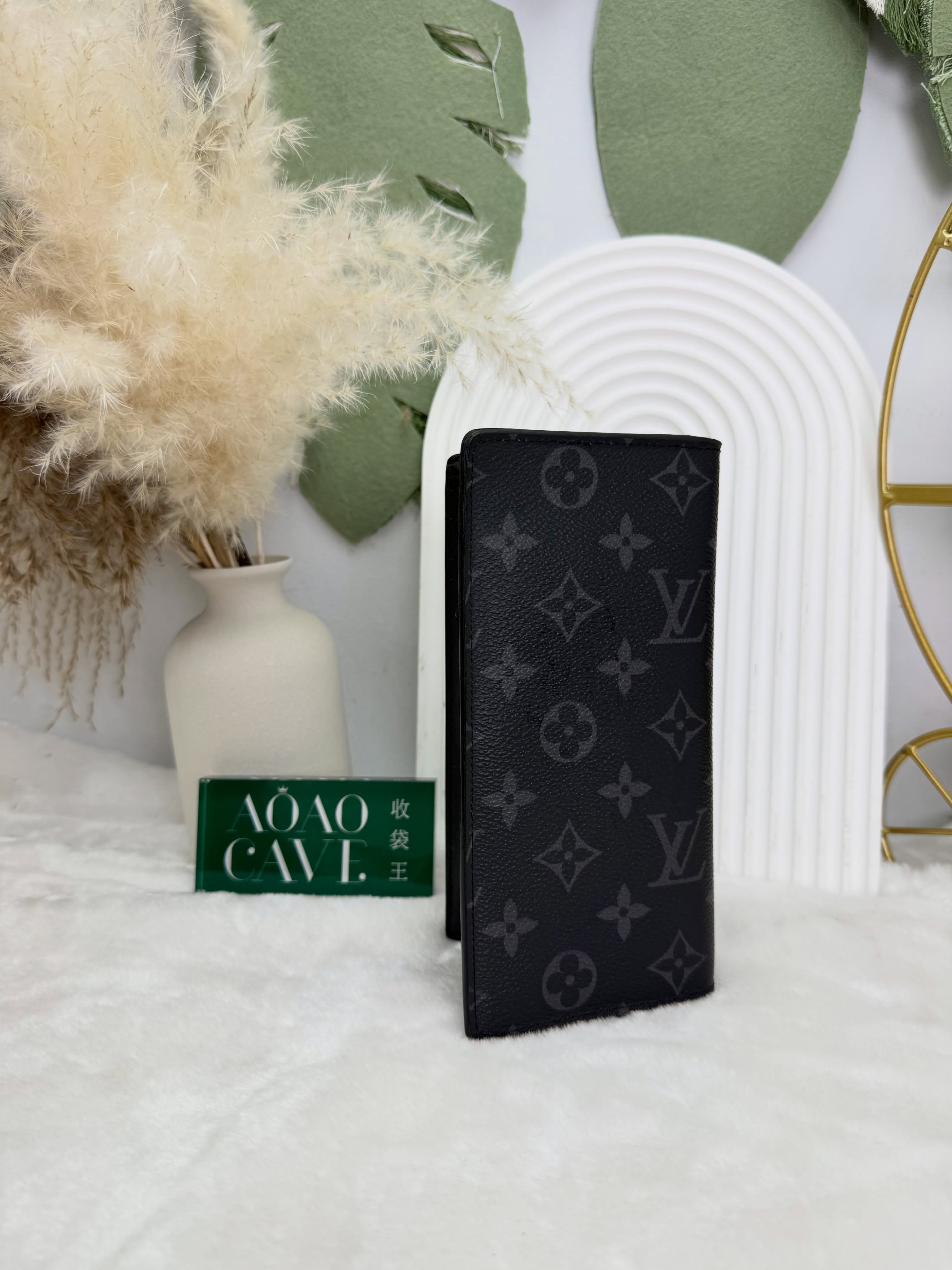 LV👜 PRE OWNED 🛍️老花黑色長銀包 晶片款 有盒有塵袋🖤