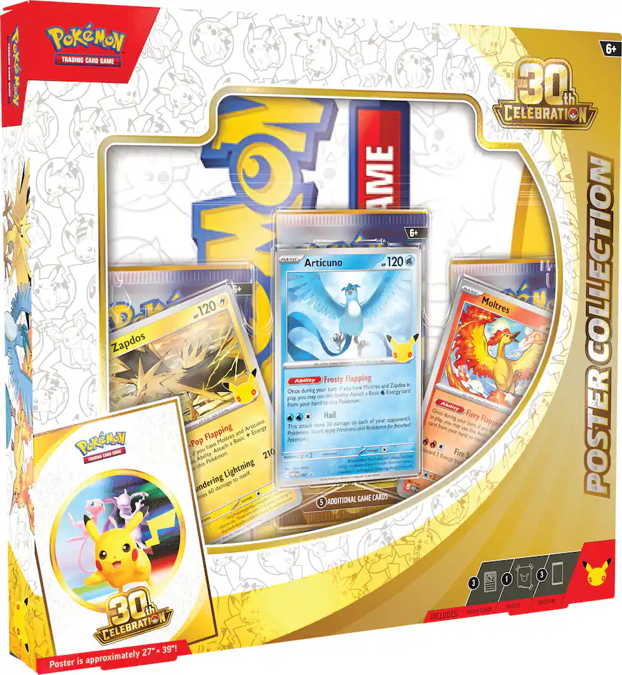 Pokémon 美版 TCG: 30th Celebration  Poster Collection