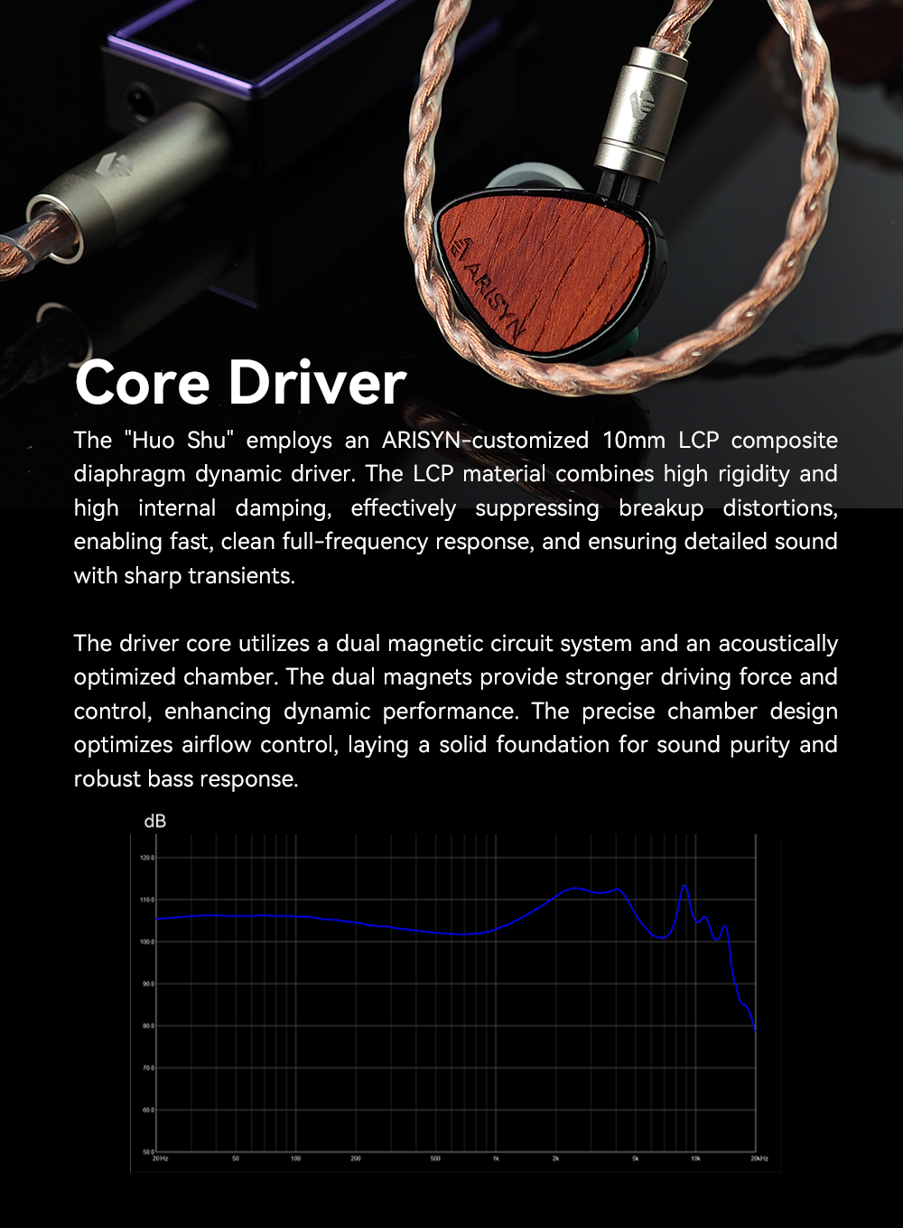 ARISYN ~ 火樹 (10mm LCP複合振膜動圈耳機