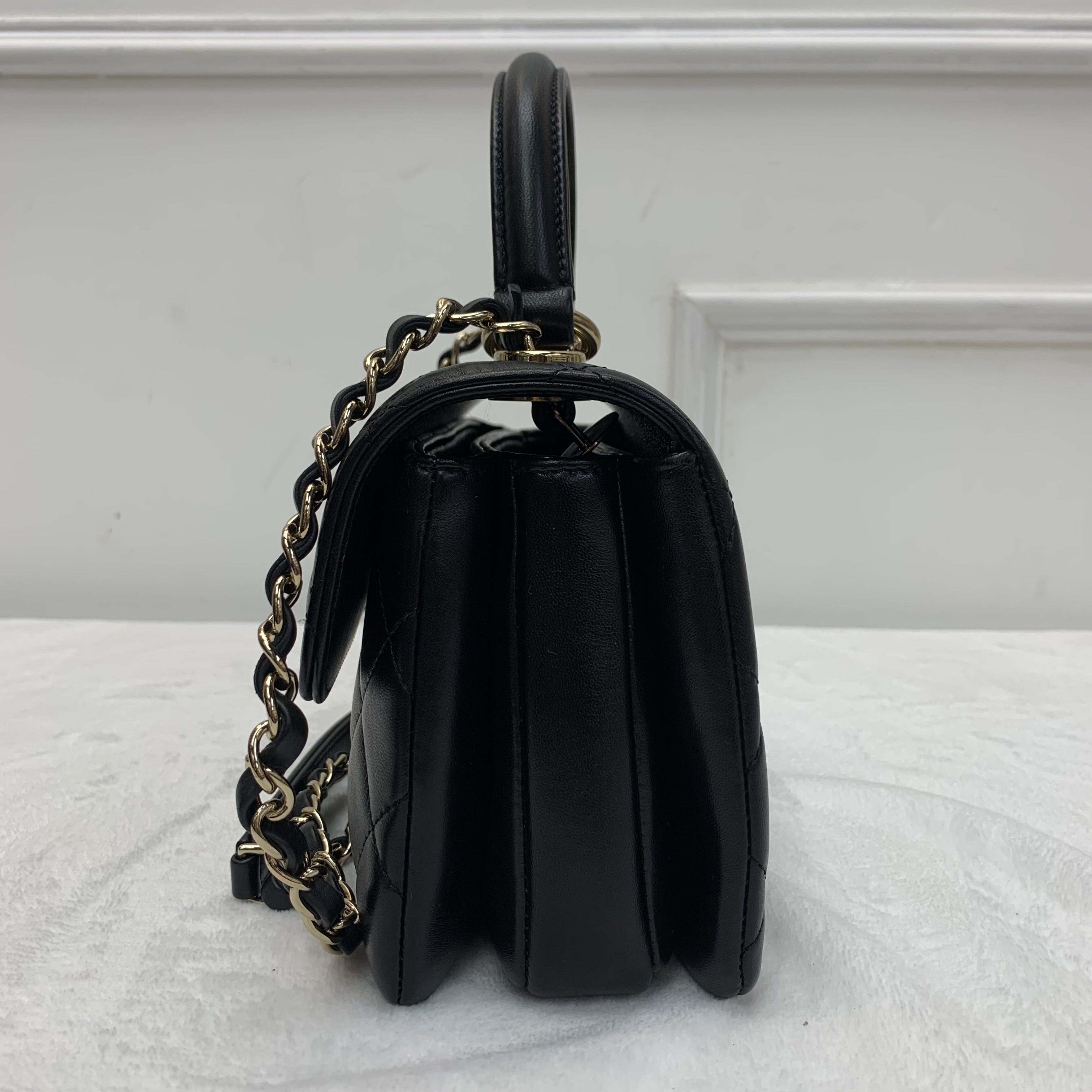 原價55折 Full set Chanel Mini Flap Bag with top handle