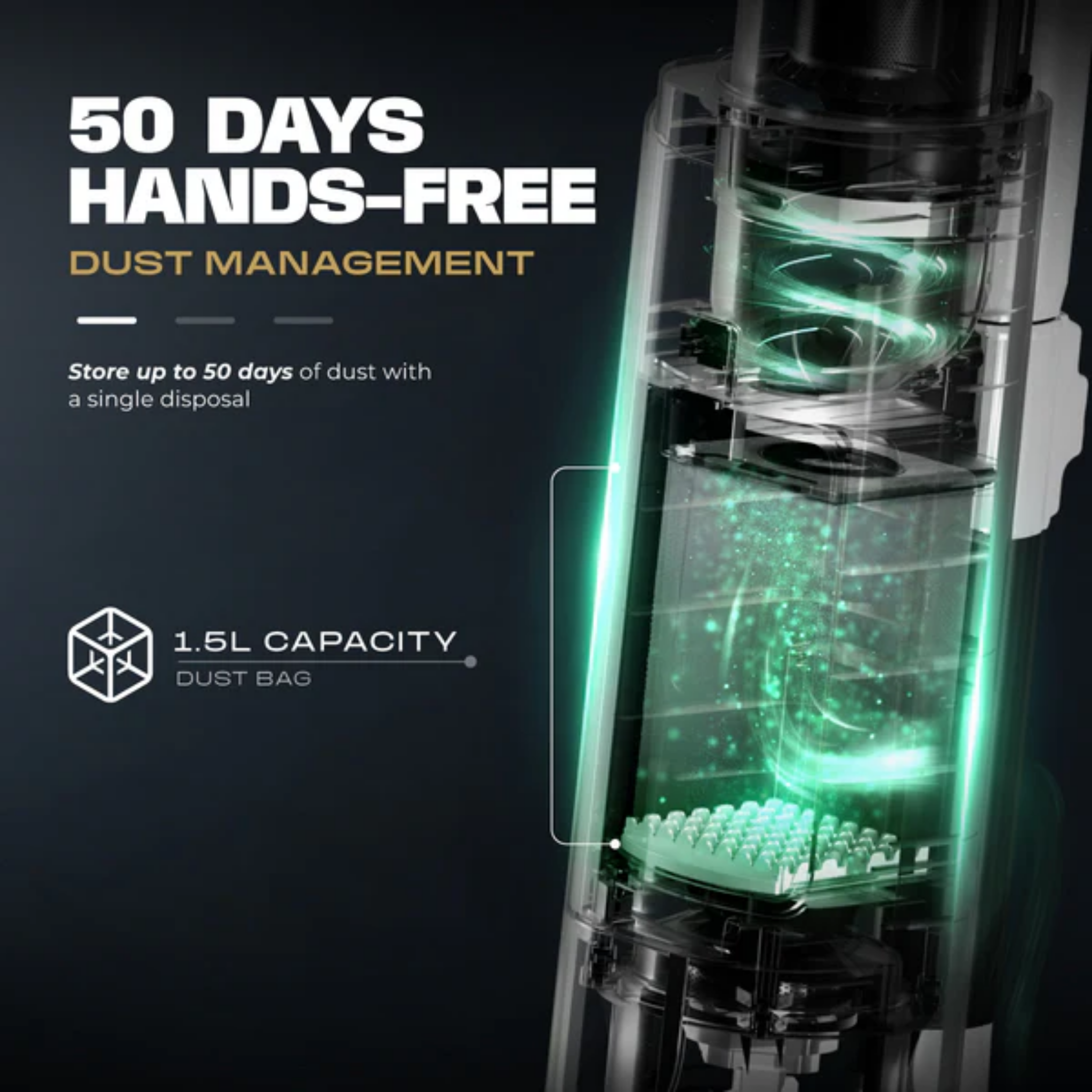 Russell Taylors Dust-Zero Cordless Vacuum Auto-Clean (V11)