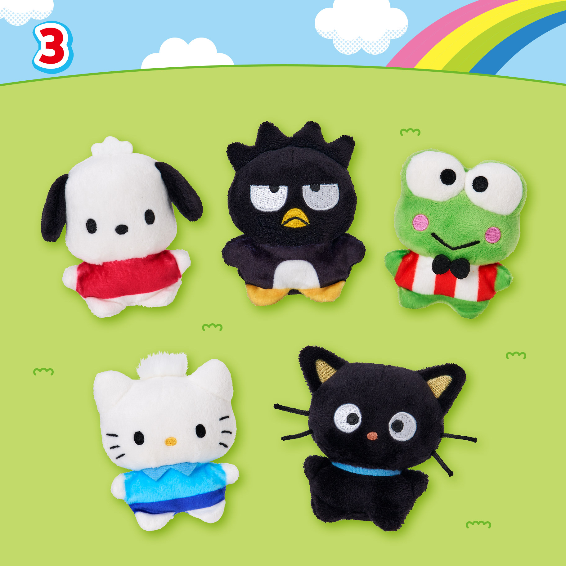 🎀【預訂】 Kitty & Friends 超可愛冒險公仔 - Pochacco