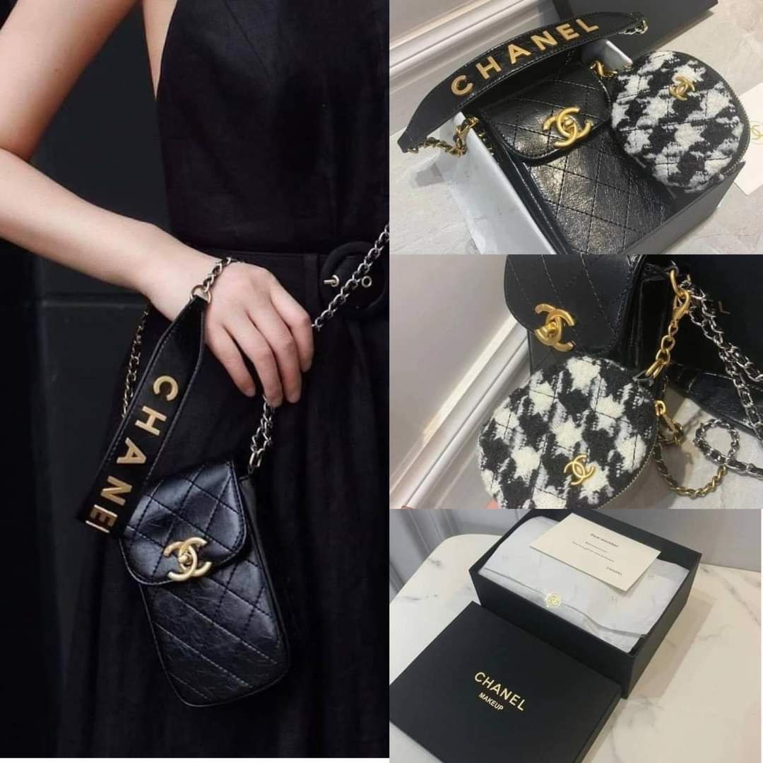 【現貨】CHANEL海外專柜VIP Gift 中古超級贈品手機包 