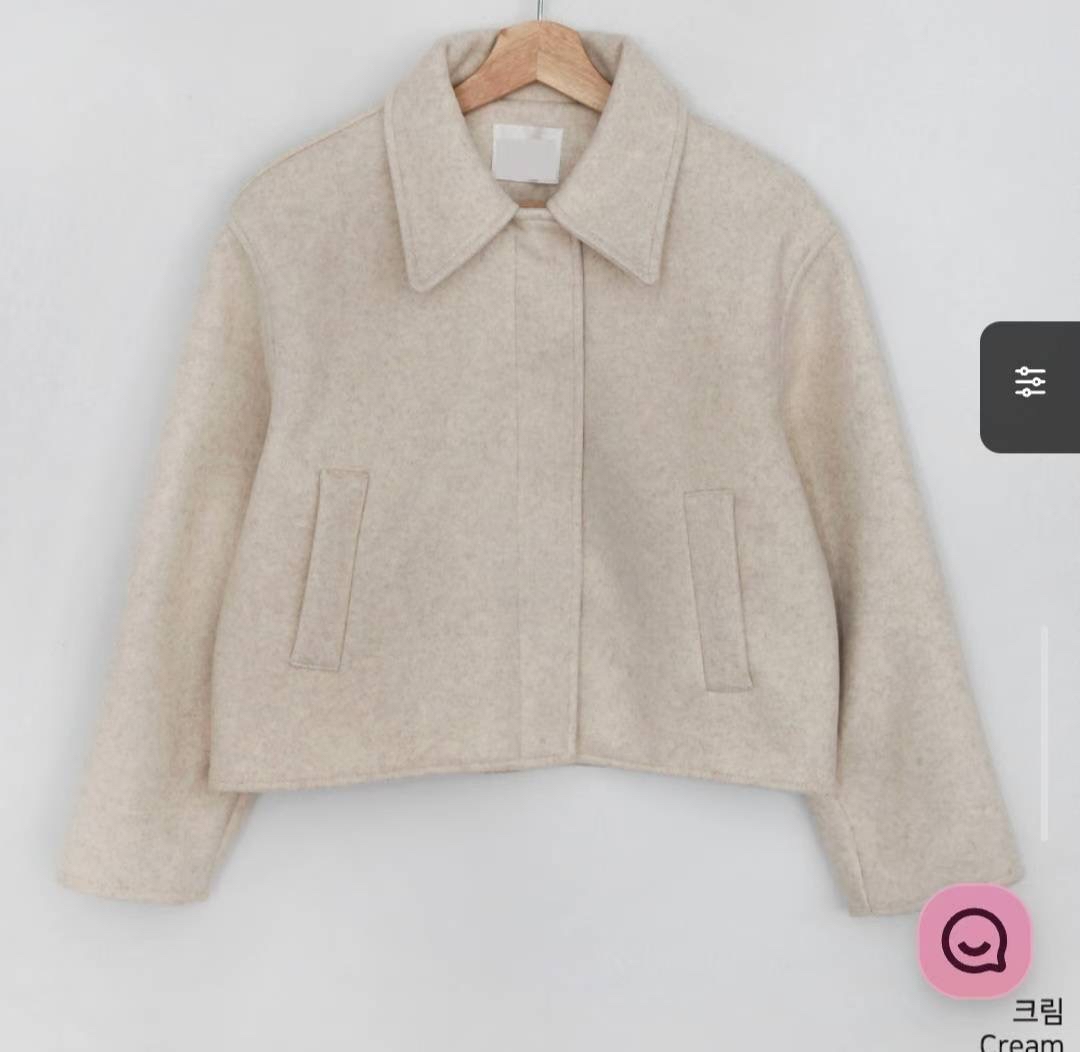 【 Goodbye Winter❄️ | 實穿性極高！知性小反領夾棉拉鍊絨布外套💭🤍 】 Classic Zip Up Outer(三色入)