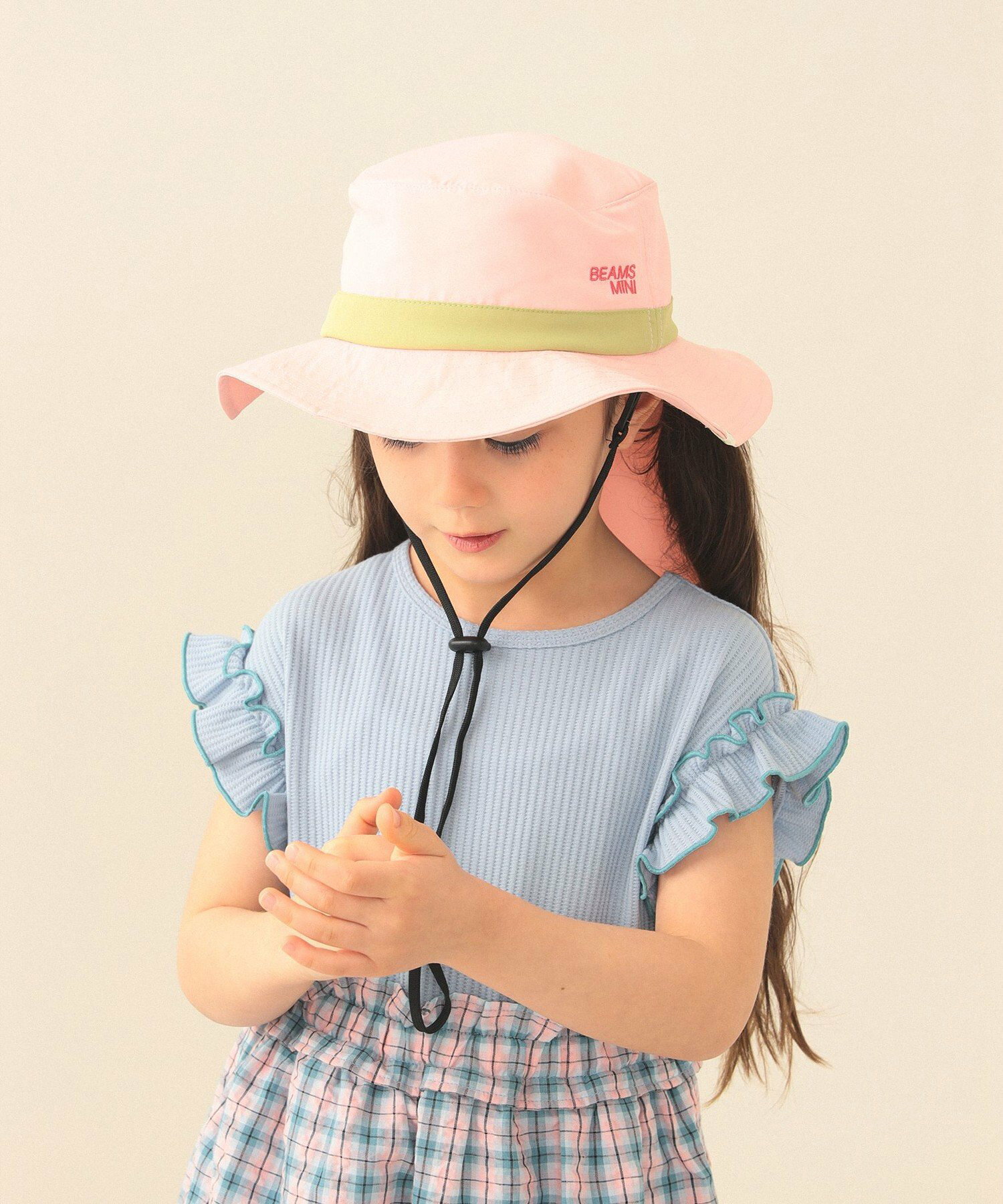 🆕【⭐訂購⭐】 🇯🇵日本直送 🌀#BEAMS mini 刺繡 雙色 便攜 漁夫帽[連遮陽罩]［3款選］🌀 [ELEA-0100][260611]