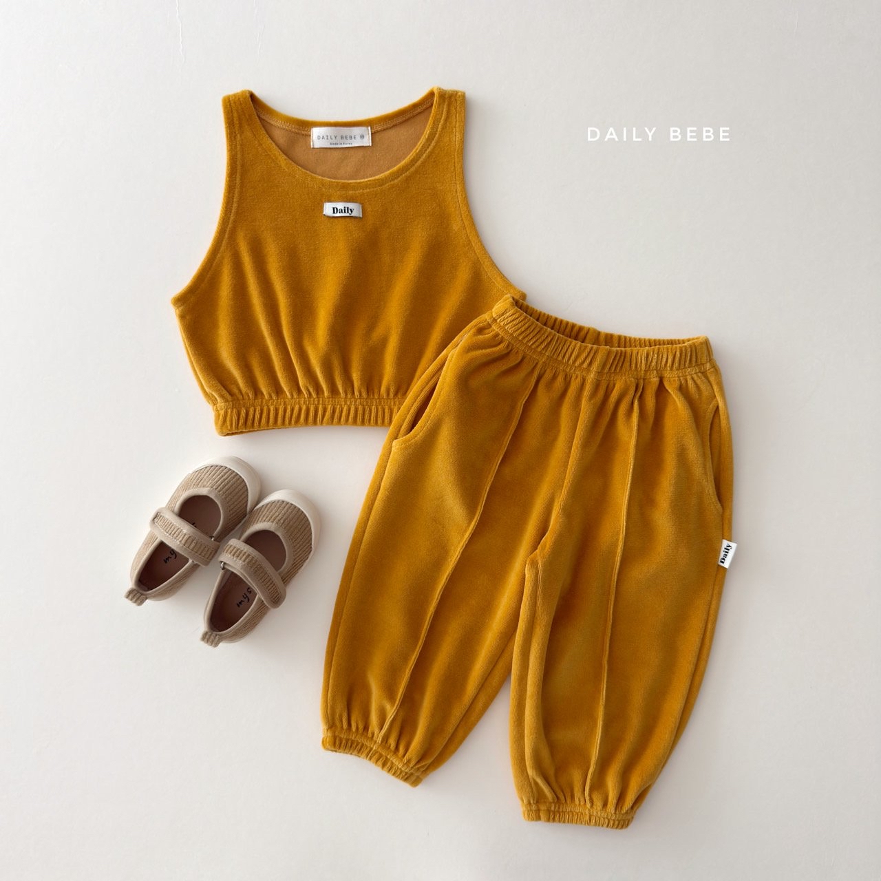 Dailybebe | Velour Matching Set