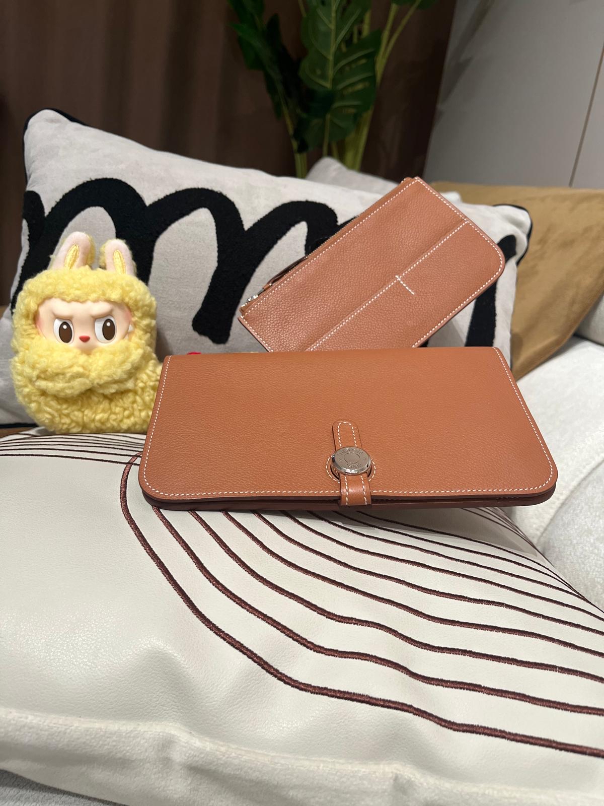 Hermes dogon duo WALLET ,STAMP U 100%Authentic ,unused 未使用品✅box 