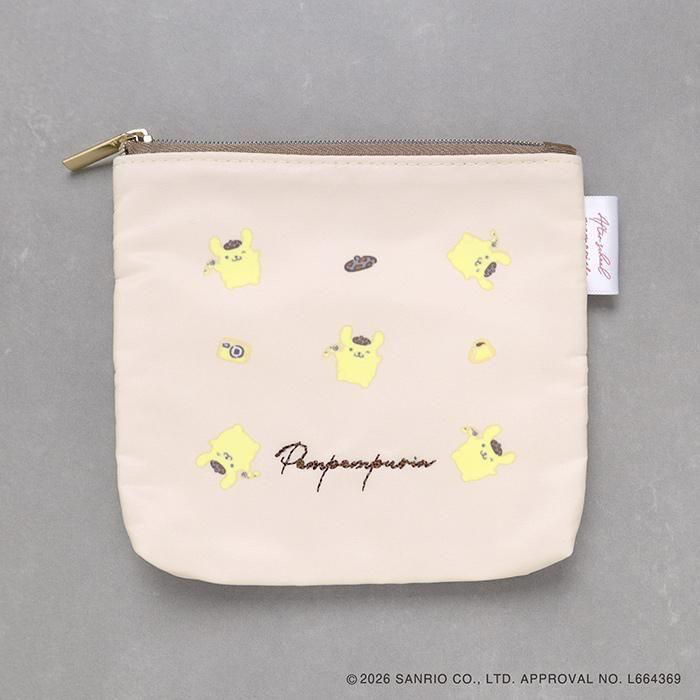 現貨｜Sanrio Pompompurin 布甸狗 Flowering After school memories系列 日版 化妝袋 紙巾袋 (LSR-P010-E)