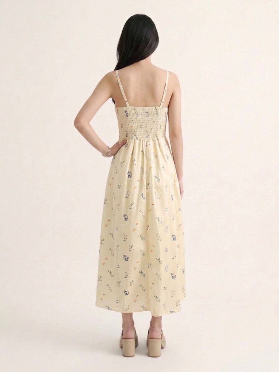 W6225 - Soft Floral Dress