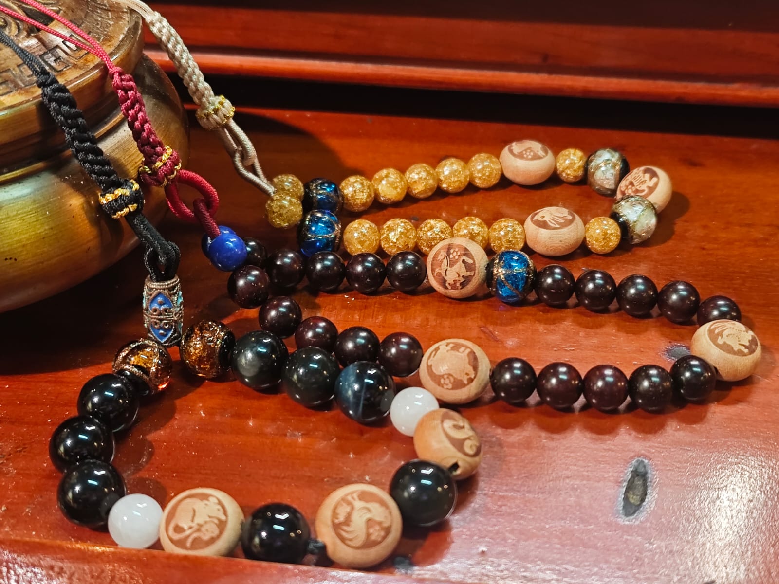 專屬幸運Phone繩｜三合+六合＋五行水晶，度身訂造