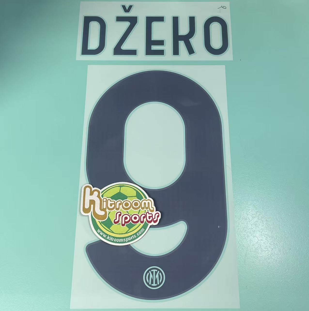2022-23 Inter Milan Away Nameset #9 DZEKO