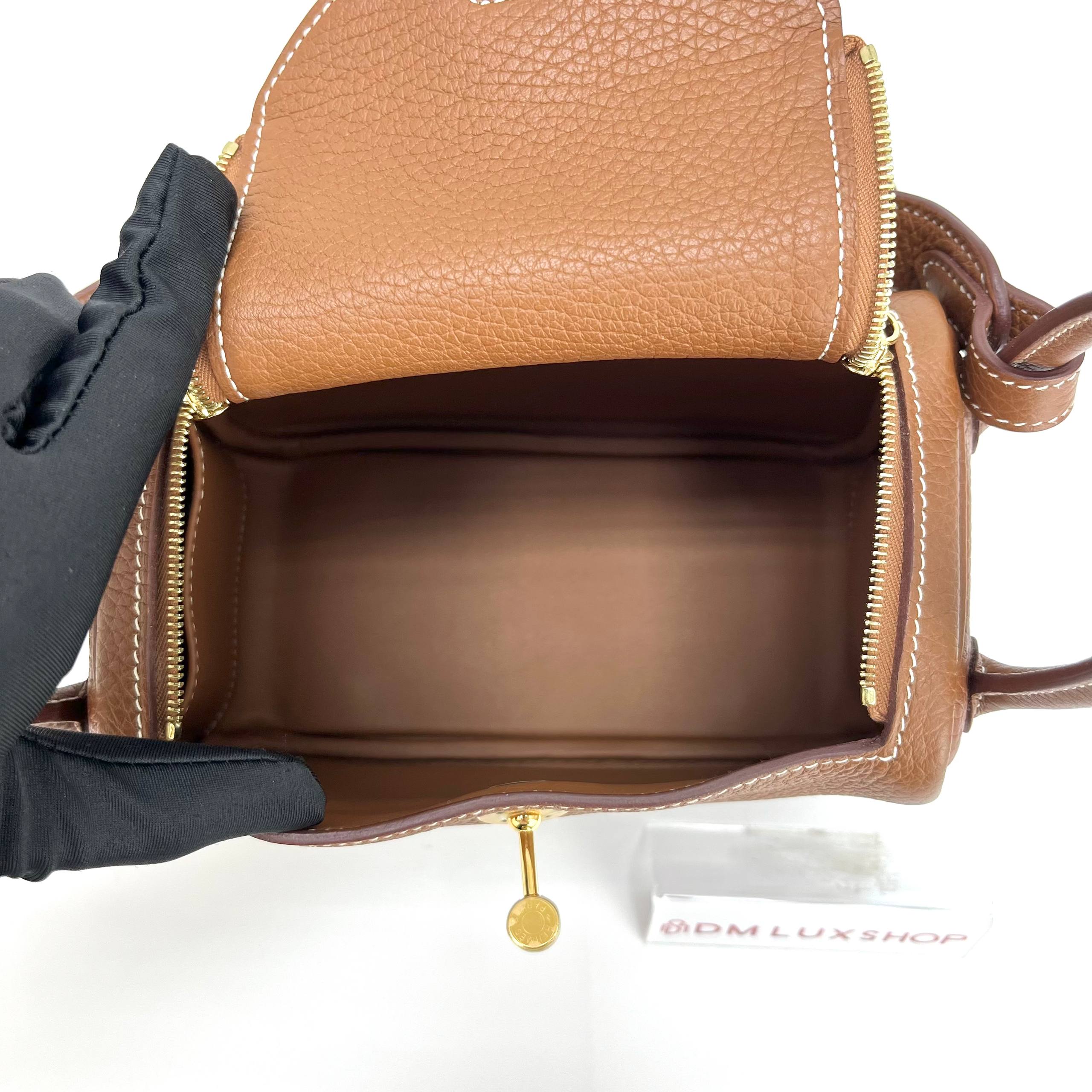 Hermes Gold Mini Lindy GHW (Stamp Z, Y: 2021)