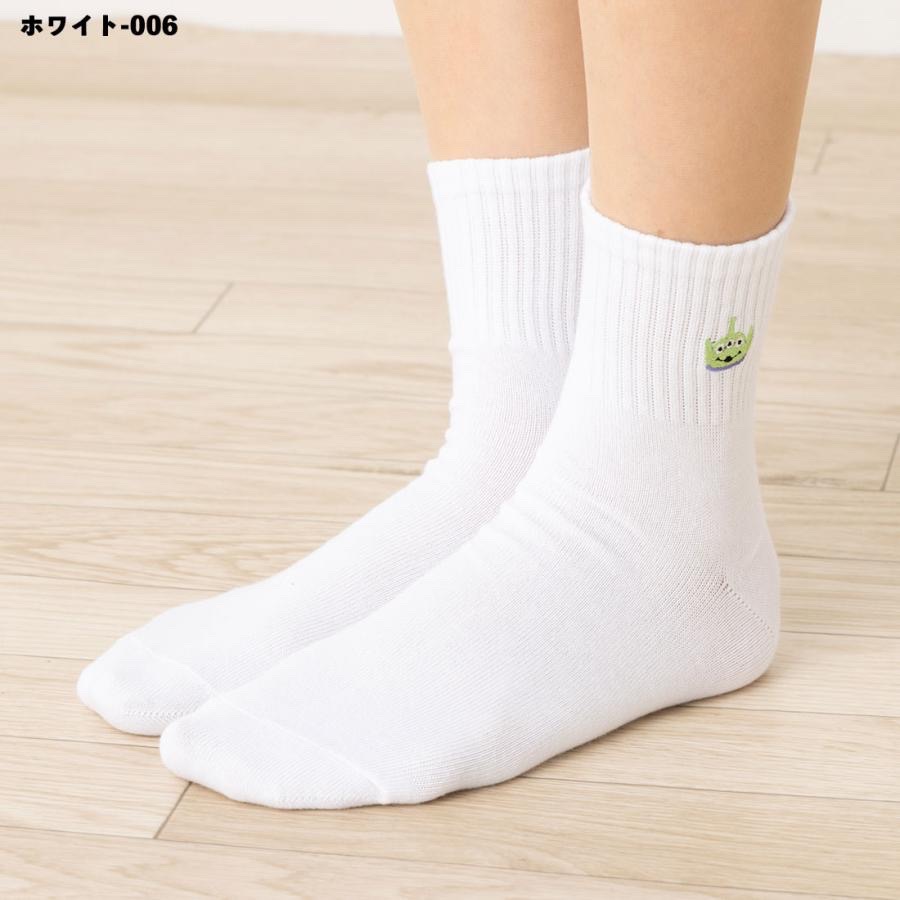 Disney系列刺繡襪 - 三眼仔（白）