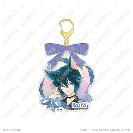 《Pre-Order》Acrylic Keychain with Ribbon｜守護甜心Shugo Chara! X 淺草花屋敷 事後通販 (26SC117-P)
