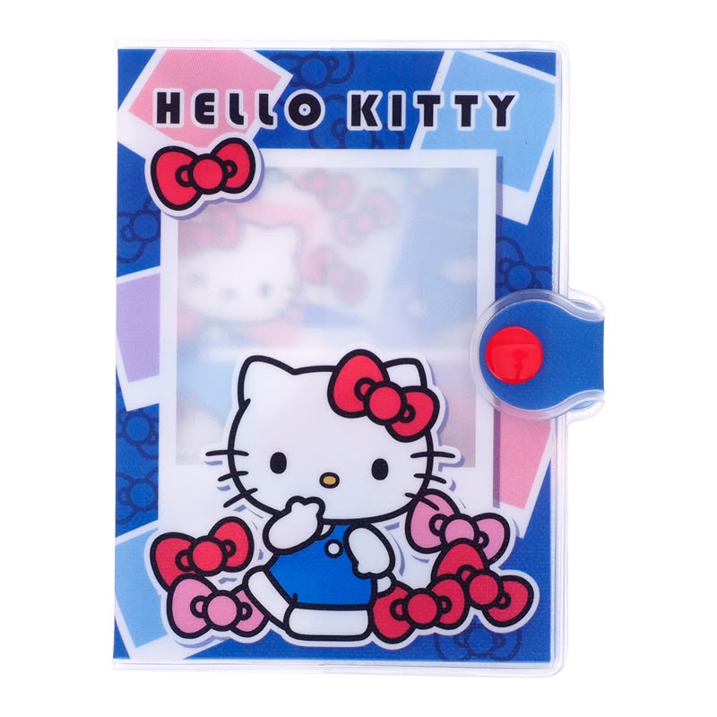 Hello Kitty PVC Passport Holder w/ Button PVC 面証件套 (閃紗料)