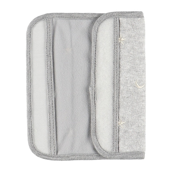 🇯🇵預訂 日本直送🇯🇵灰色星月刺繡毛巾料孭帶咬巾肩巾