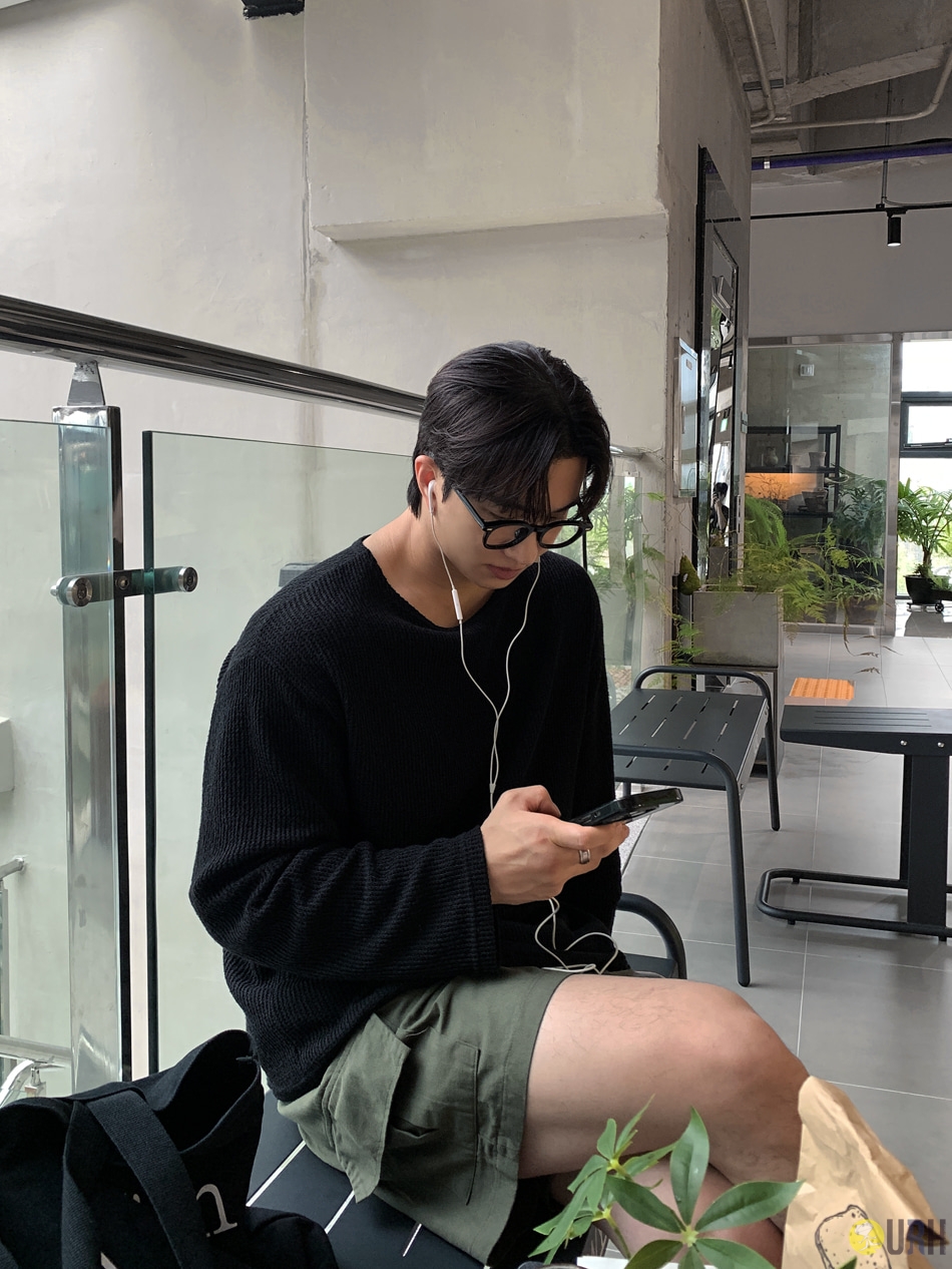【100%保證韓國直送】Summer Boat Neck疏織透氣落肩寬鬆長袖針織上衣 🧶 [6 color] RL115100