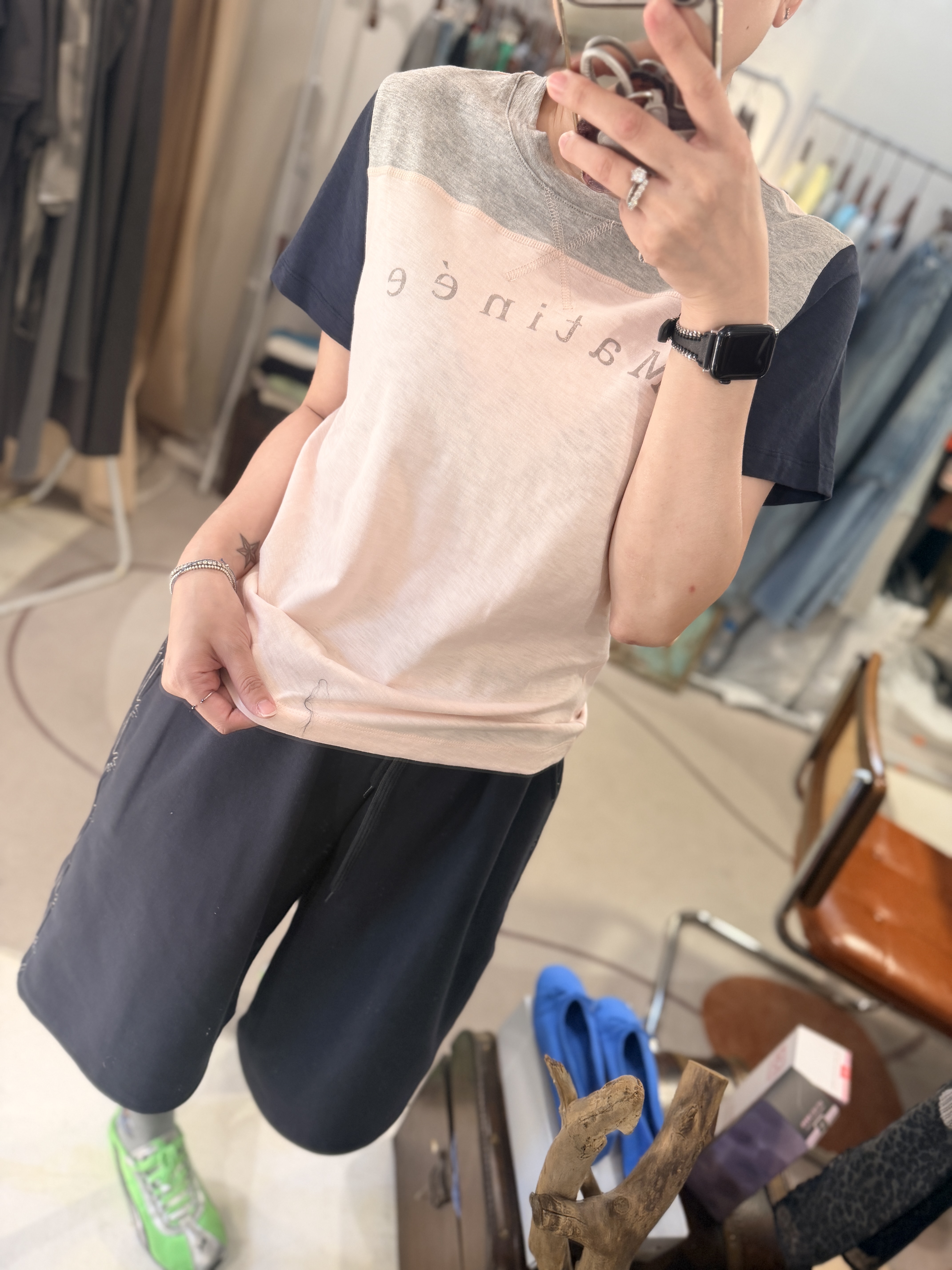 3 tone cotton tee