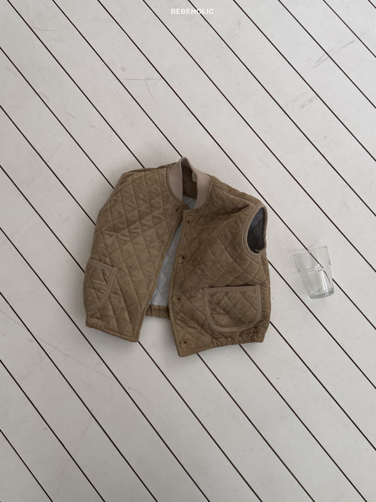 🌸預訂 韓國直送🌸🇰🇷BEBEHOLIC兩色口袋絎縫背心外套