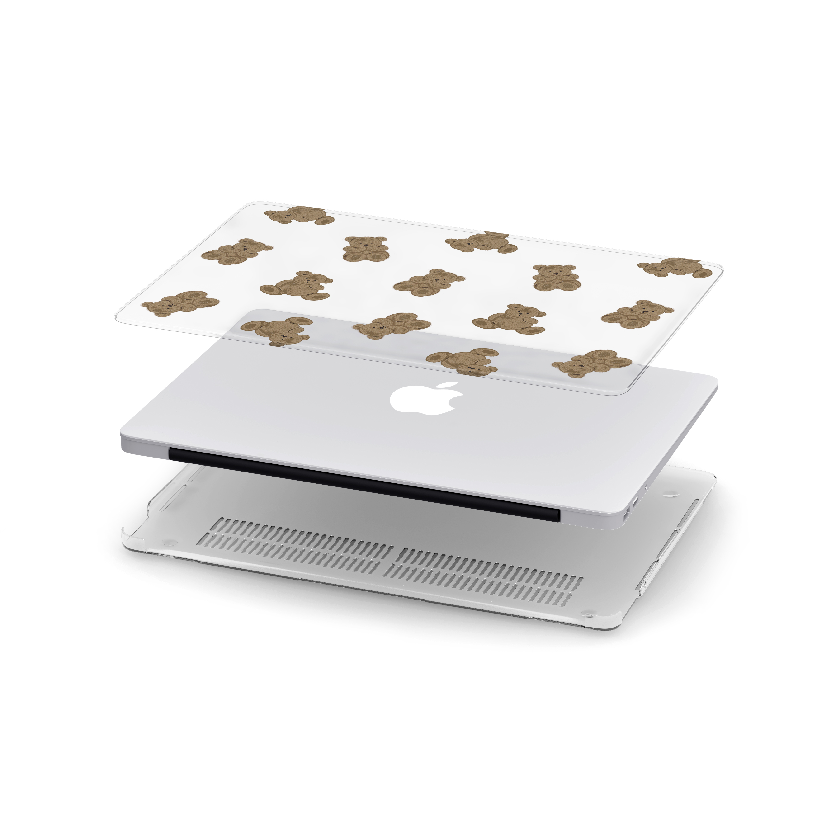 【The Childhood Teddy】Transparent MacBook Protective Case