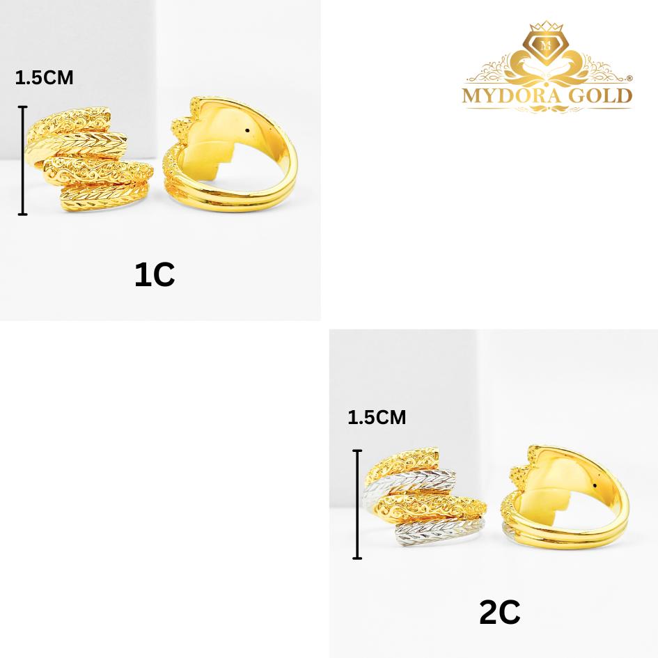 MYDORA Cincin Double Converge Pahat (5G) l EMAS 916/22K