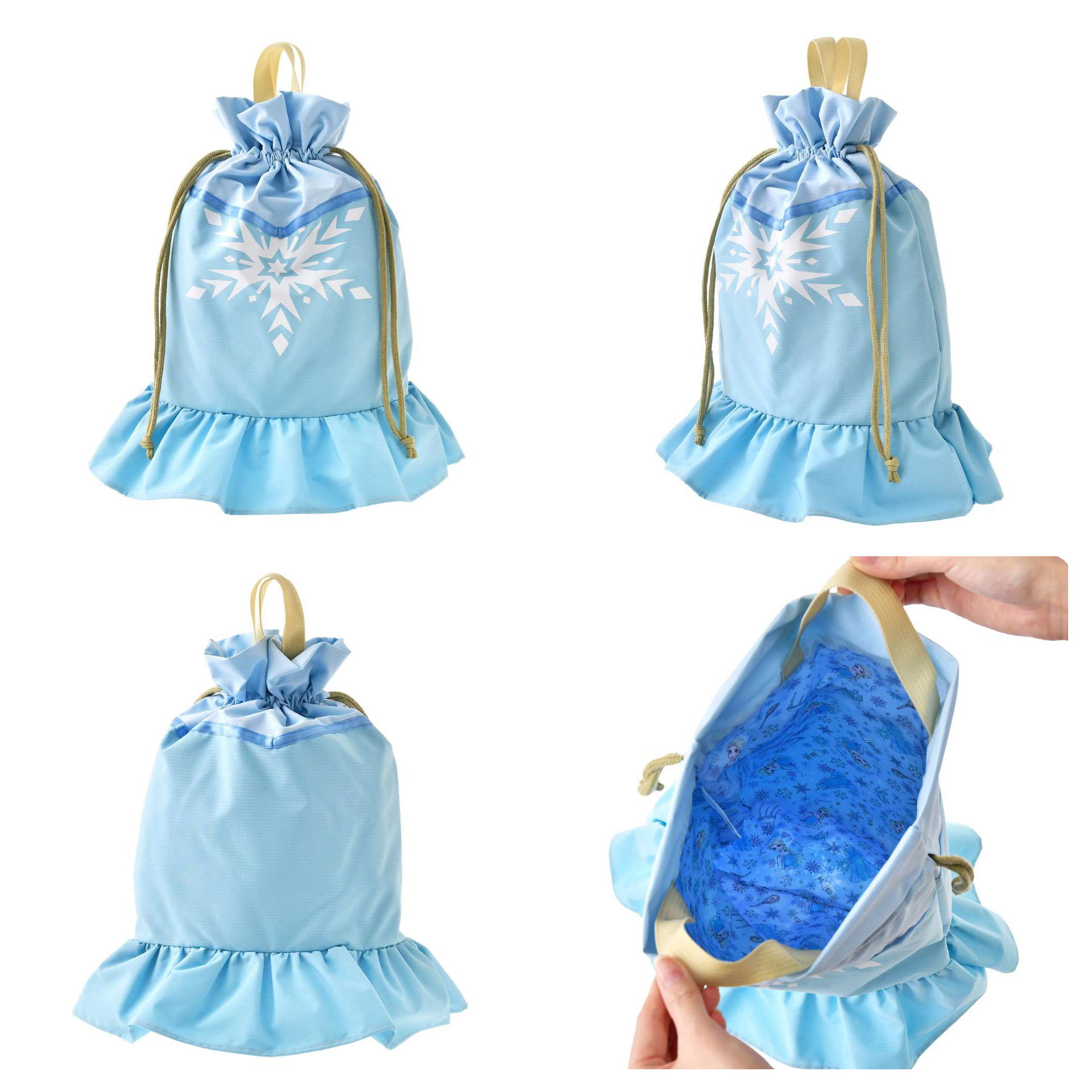 日本預訂📍日本迪士尼Back to School系列 - 長髮公主/Frozen手提索繩袋(小朋友用) 27/1日本開售