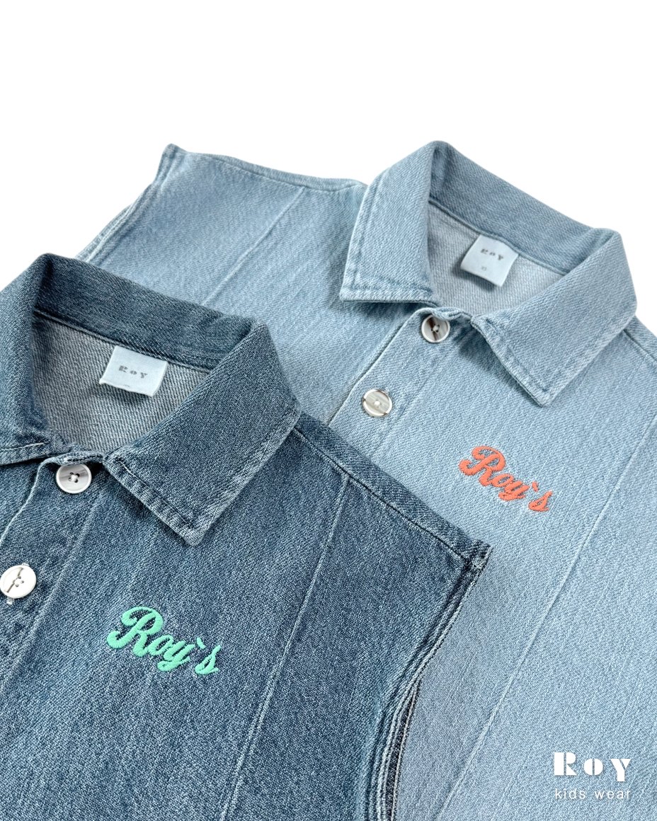 Roy | 超薄軟熟牛仔背心(親子) (Dark Blue M100-110/L110-120/Adult)