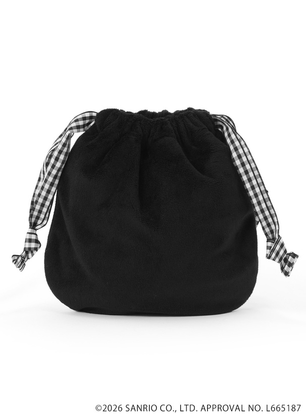 🎀【預訂】Black My Melody Valentine's Day Drawstring Bag