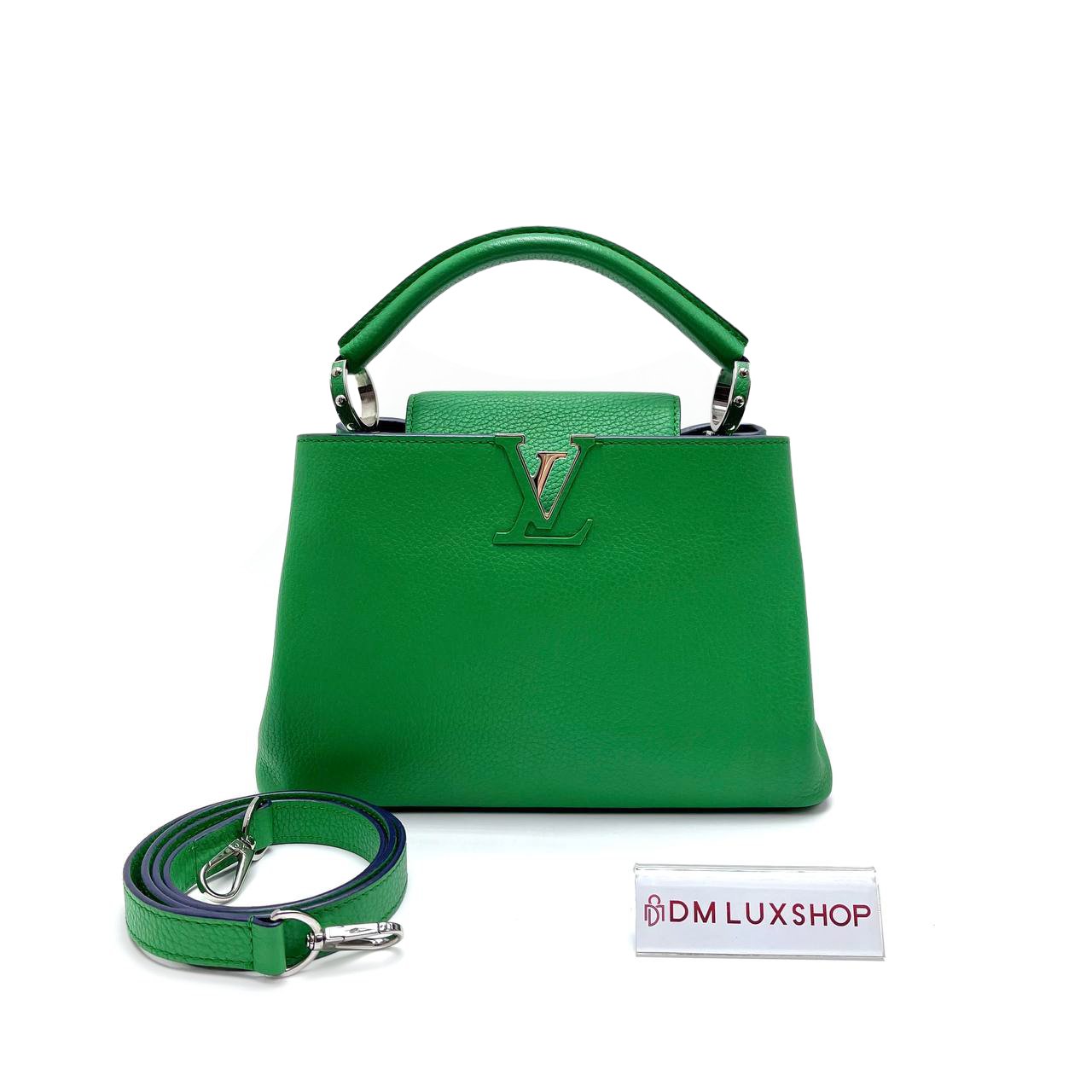 LV Capucines BB Vibrant Green SHW