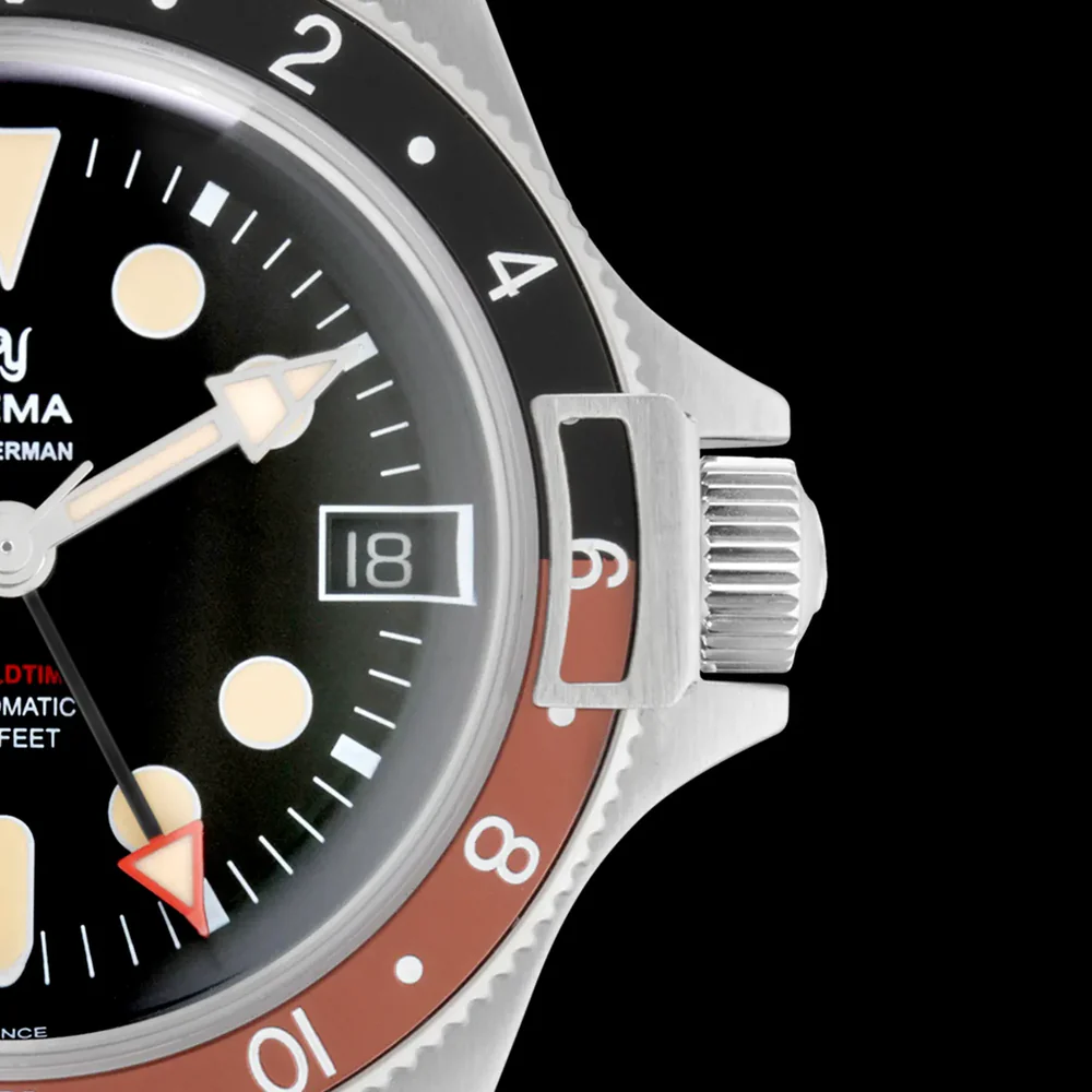 YEMA -  Superman Worldtime GMT Coke - YGMT21B39-CM2S