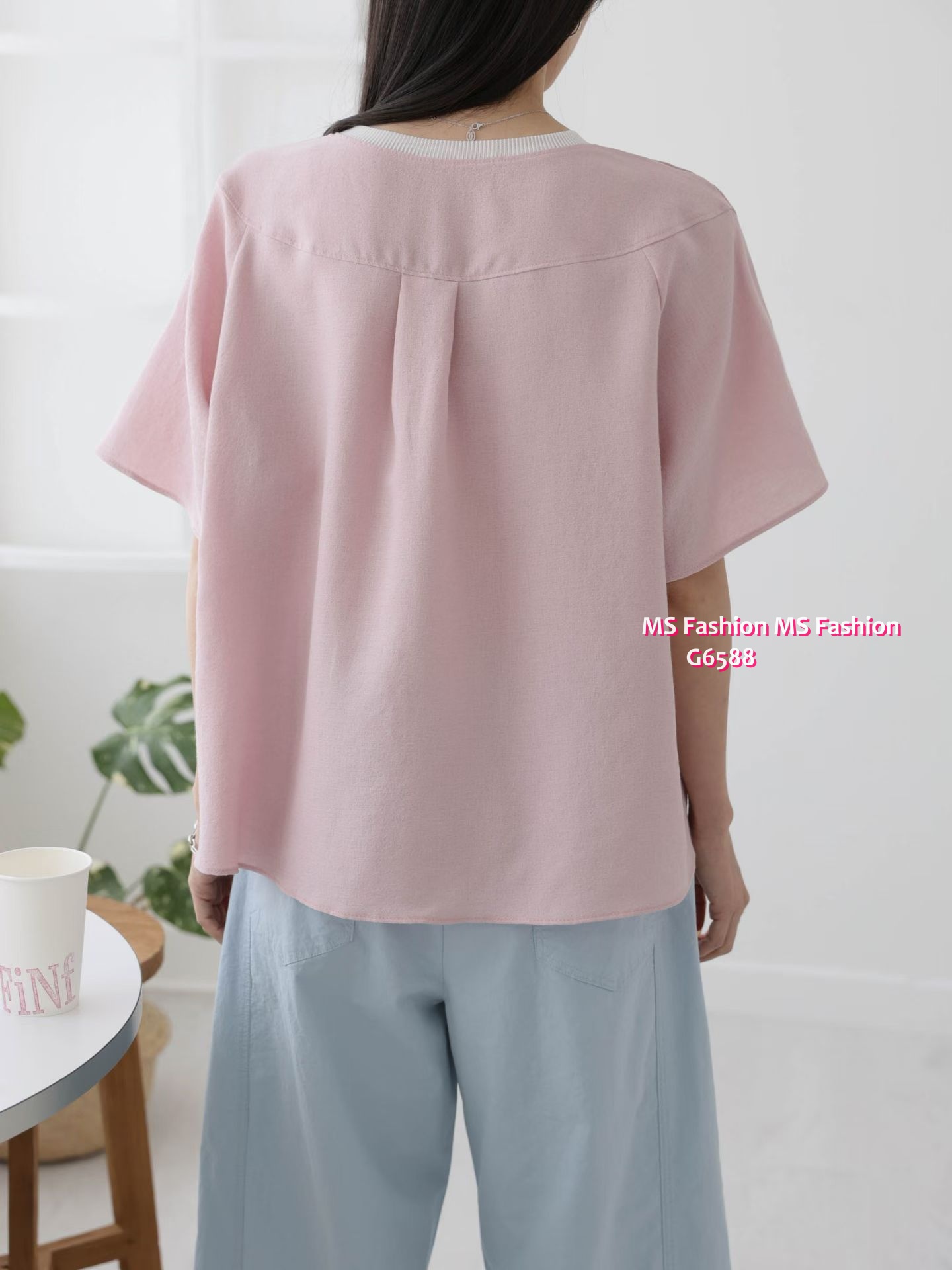 G6588 靚print top