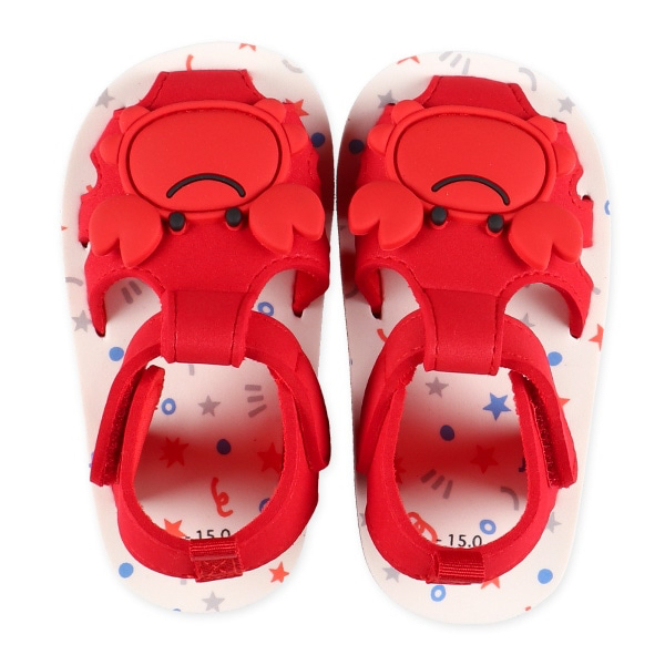 🇯🇵預訂 日本直送🇯🇵螃蟹圖案紅色EVA涼鞋