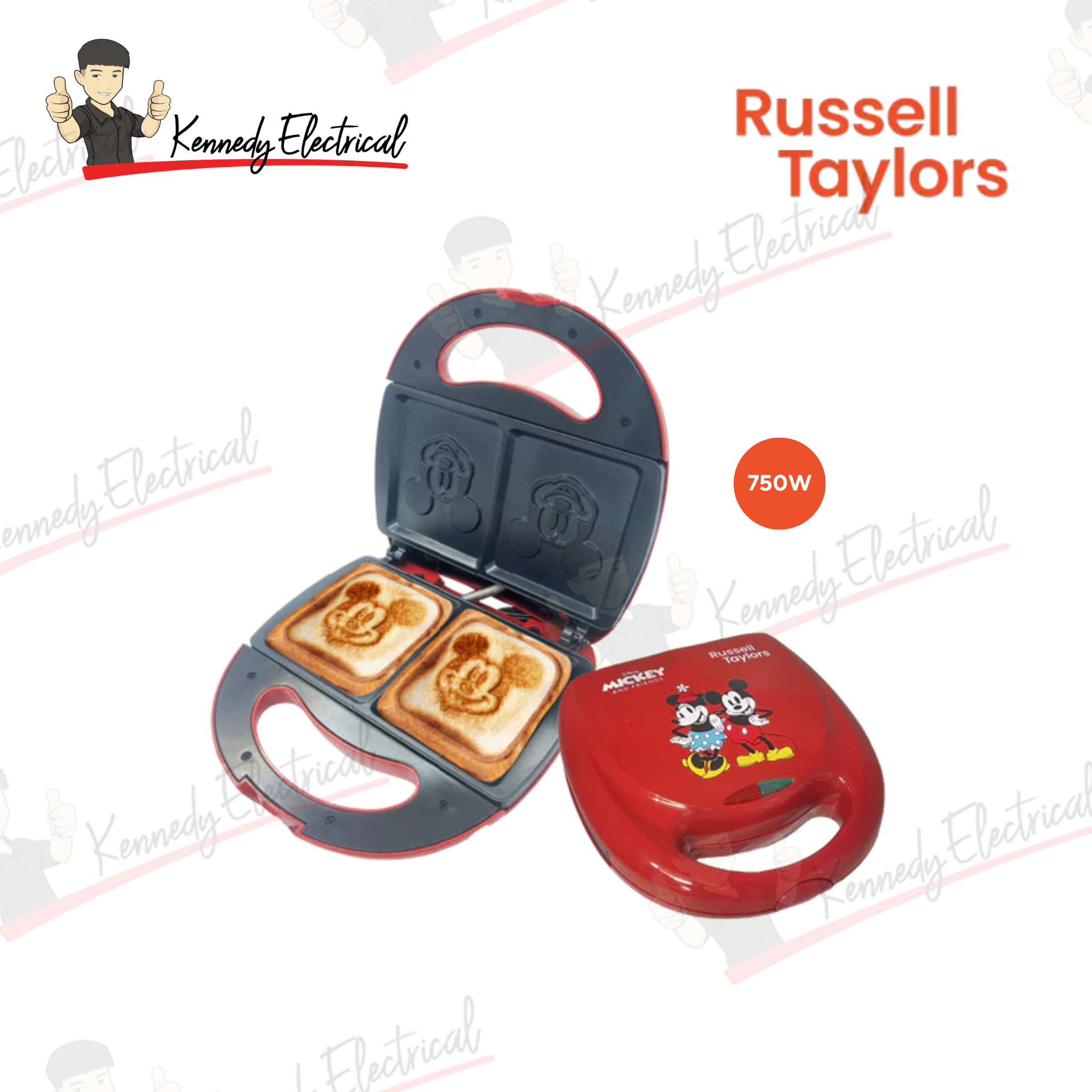Russell Taylors Mickey & Friends Sandwich Maker (D7)