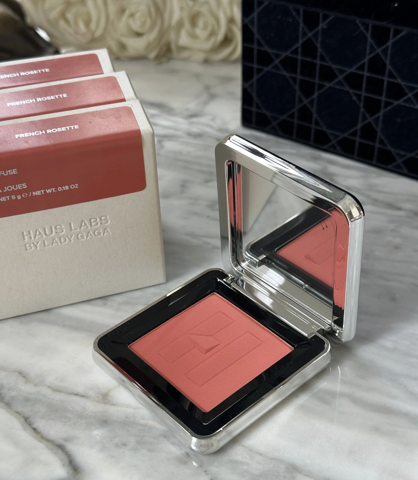 歐洲靚價! HAUS LABS BY LADY GAGA 胭脂 腮紅 Color Fuse Blush Powder #French Rosette 