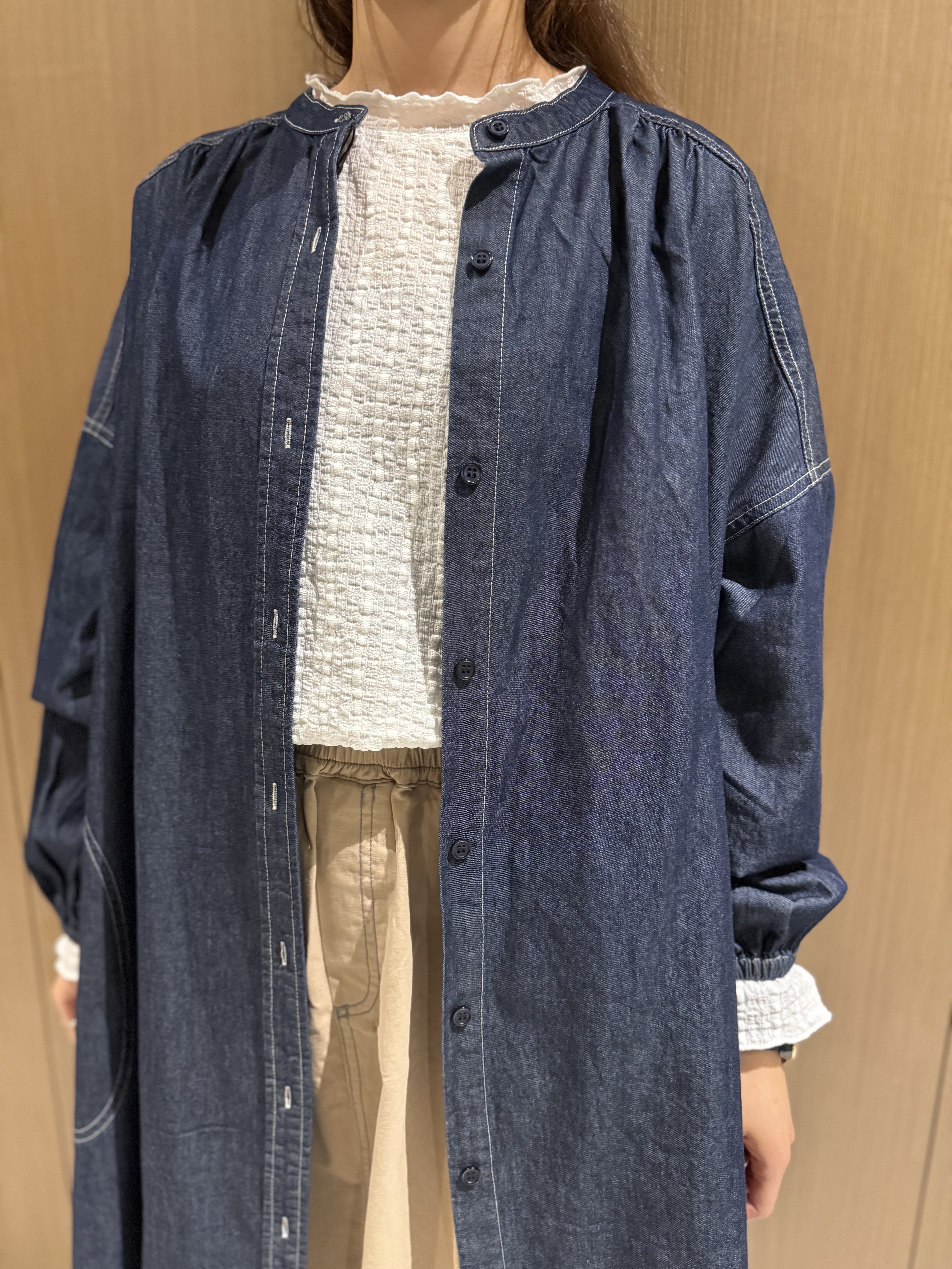 明線薄牛仔𝐎𝐏𝐒/外套