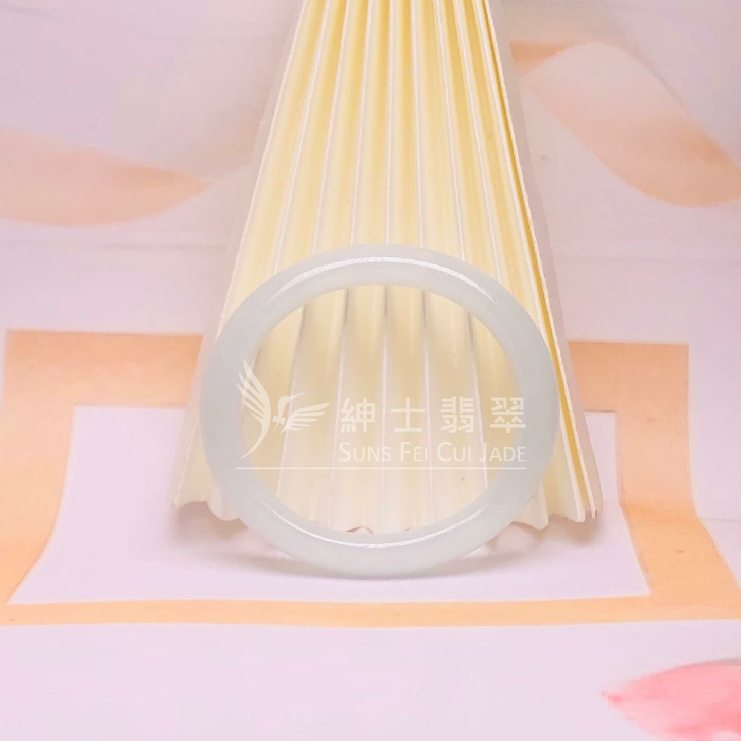 會卡蠟皮淡綠貴妃鐲48.6mm