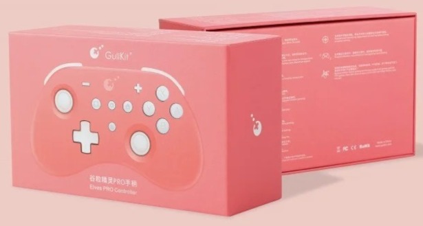 GuliKit Elves PRO Controller NS19 金剛手掣迷你版 粉紅色 MISC-0867