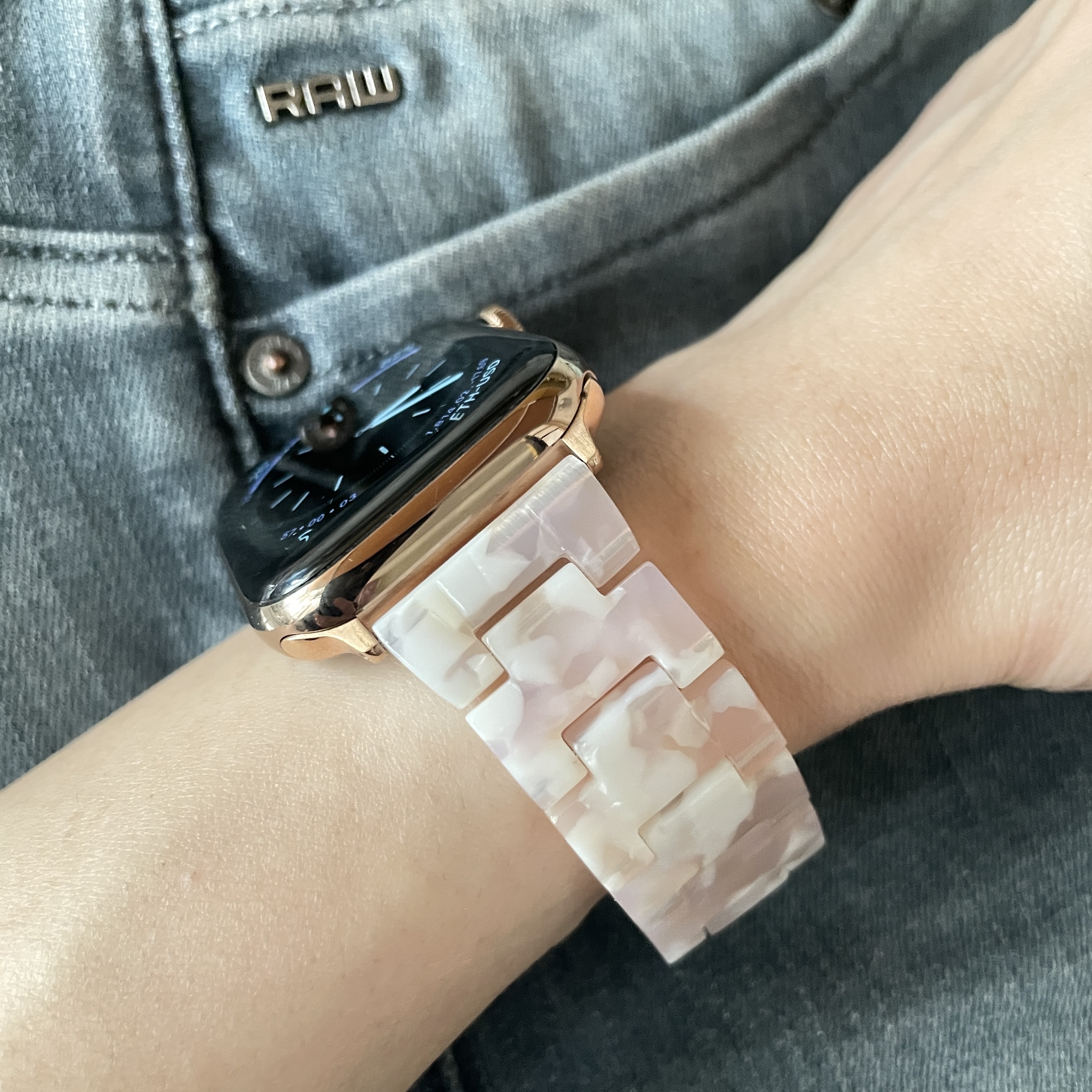 Marble apple clearance watch band