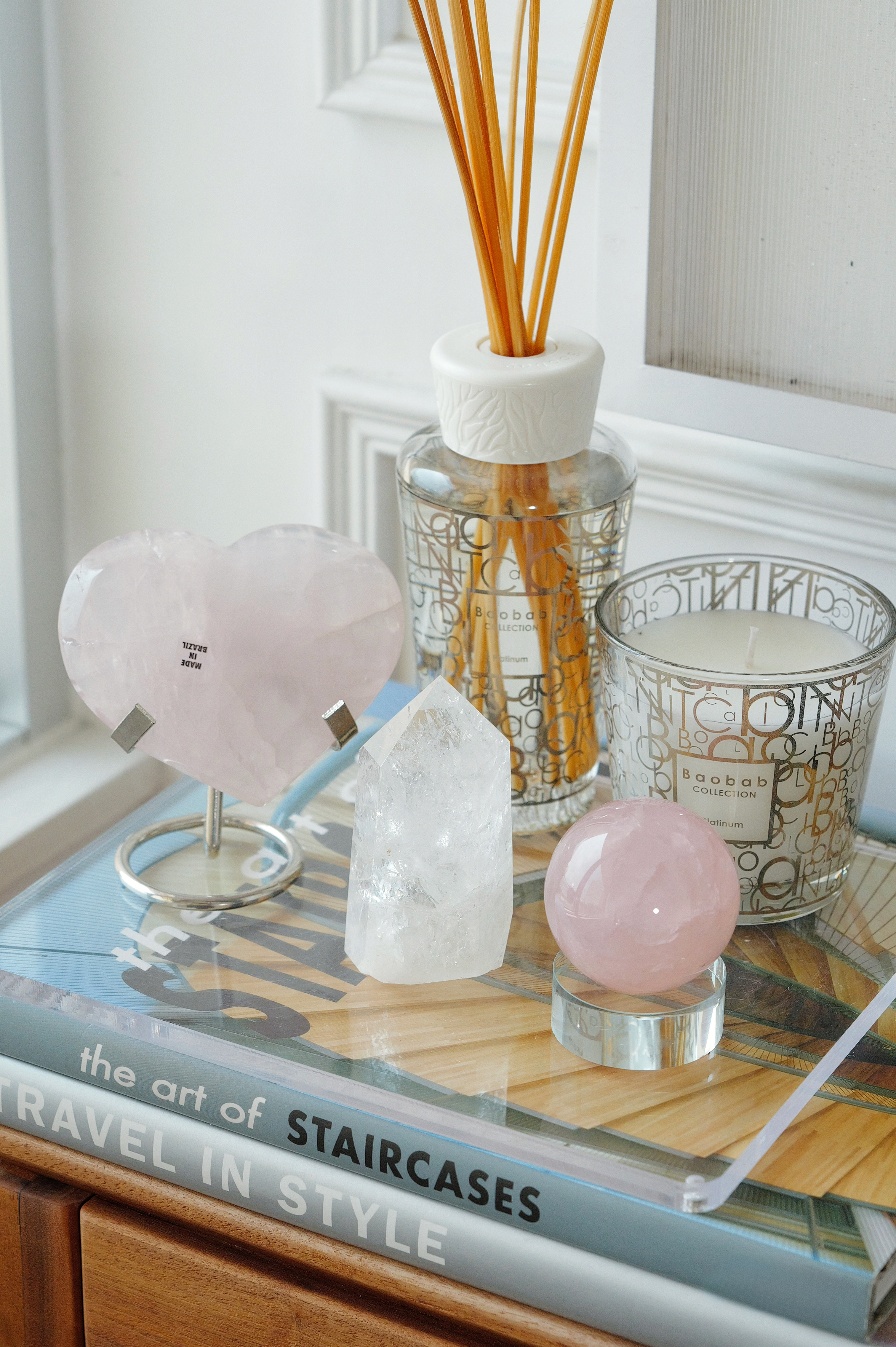 ༒  9.4cm白水晶六角柱༒ CQ.1132HmtGfsa-RA2T*A10