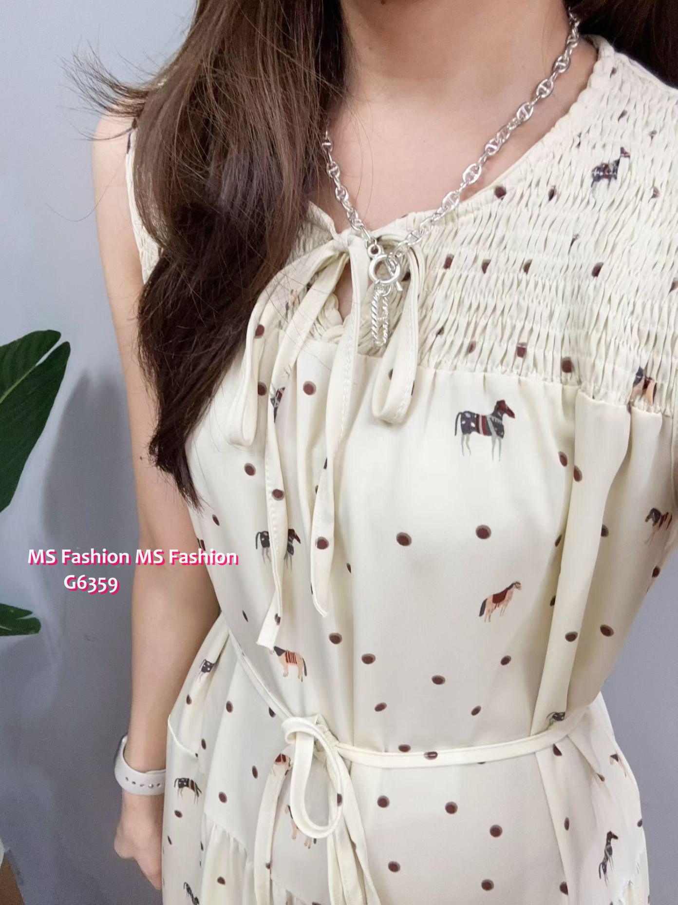 G6359 可愛小馬連身裙