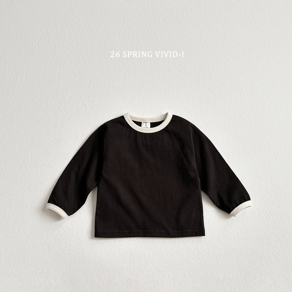 🌸預訂 韓國直送🌸🇰🇷VIVIDI三色撞色領寬鬆長袖上衣