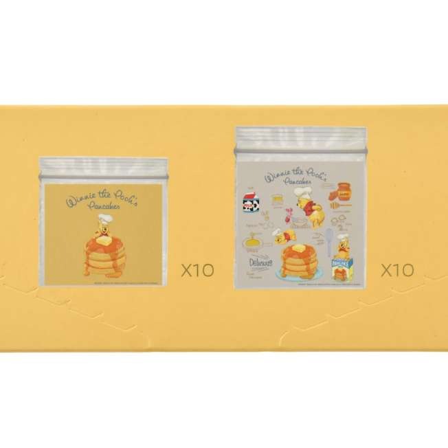 [訂購] [JDS] POOH HUNNY DAY 2026 | ZIPPER BAG｜ M(各):約 縦22×横18(cm) S(各):約 縦17×横17(cm) {TF260723}