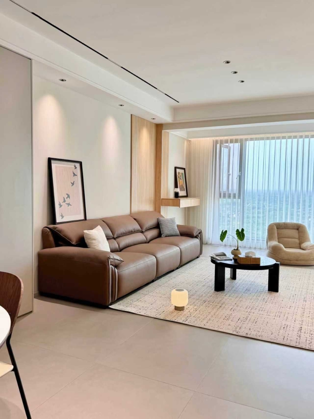 大象耳梳化 意式極簡 Baxter 皮梳化 客廳網紅直排梳化 酒店專用 sofa