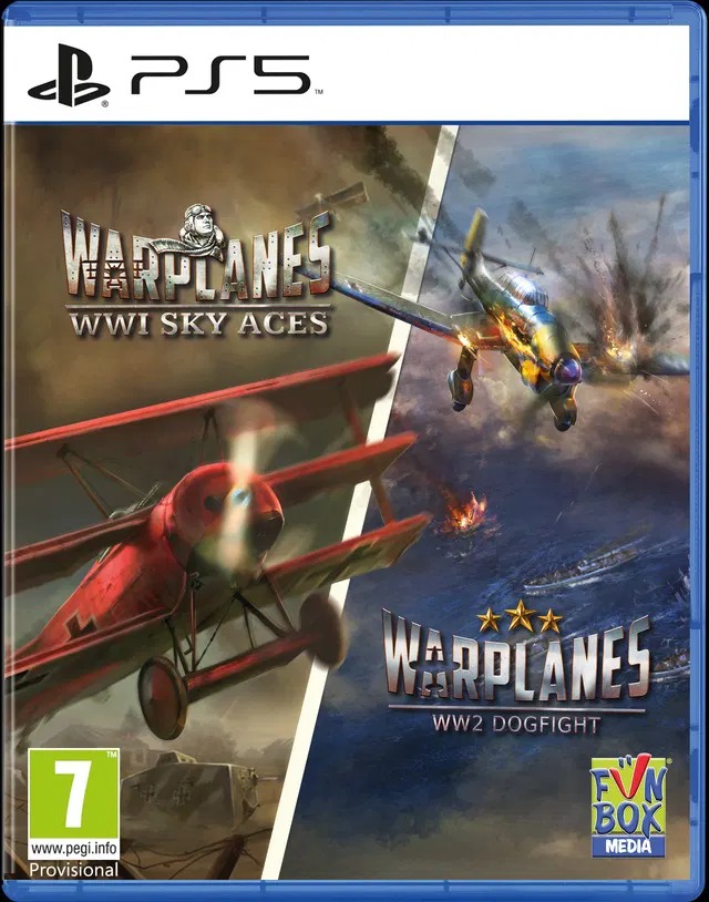 PS5 戰機英雄：空戰合集 Warplanes: WW1 Sky Aces + Warplanes: WW2 Dogfight 中/英文  (英文封面) PS5-2704