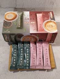 台灣Costco JINBO TAIWAN MILK TEA 金博家台灣茶乳雙口味組 20公克 X 50入